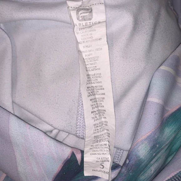 Fabletics High Waisted Printed Powerhold Leggings - Picture 5 of 6